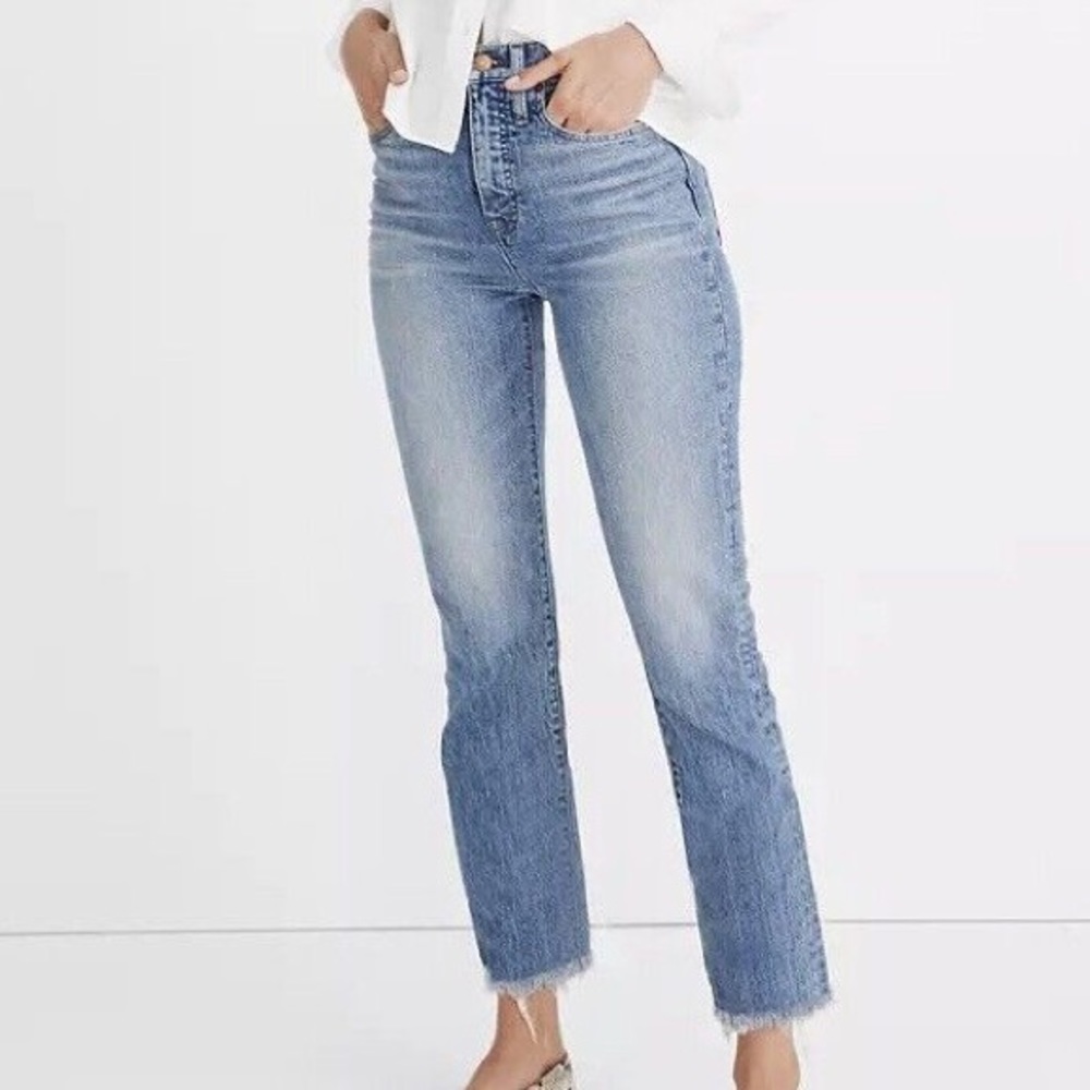 Madewell The Perfect Vintage Crop Jean, size 32T